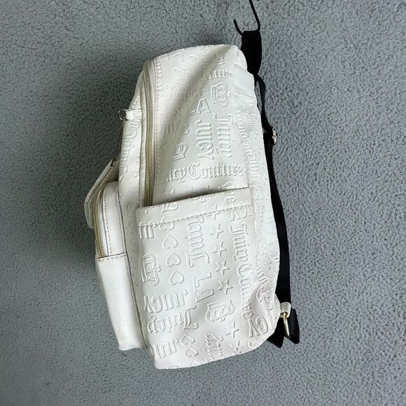 Juicy Couture White/Ivory Embossed Logo Backpack main image 11